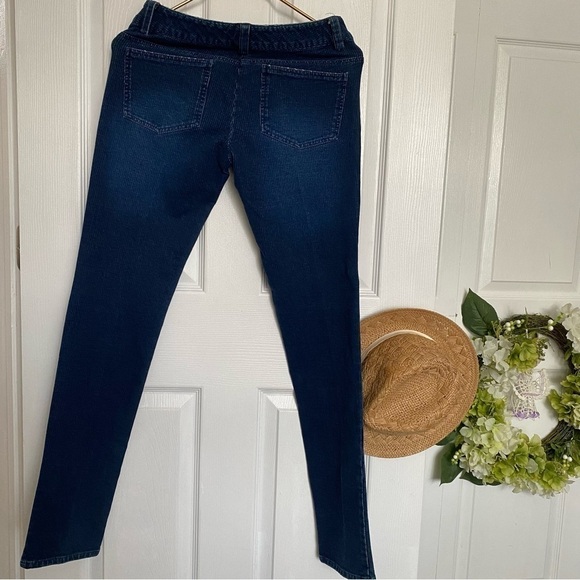 Alice+Olivia skinny blue jeans size 4 - Picture 3 of 11